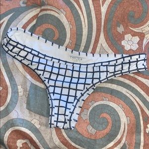tavik grid cheeky bikini bottoms